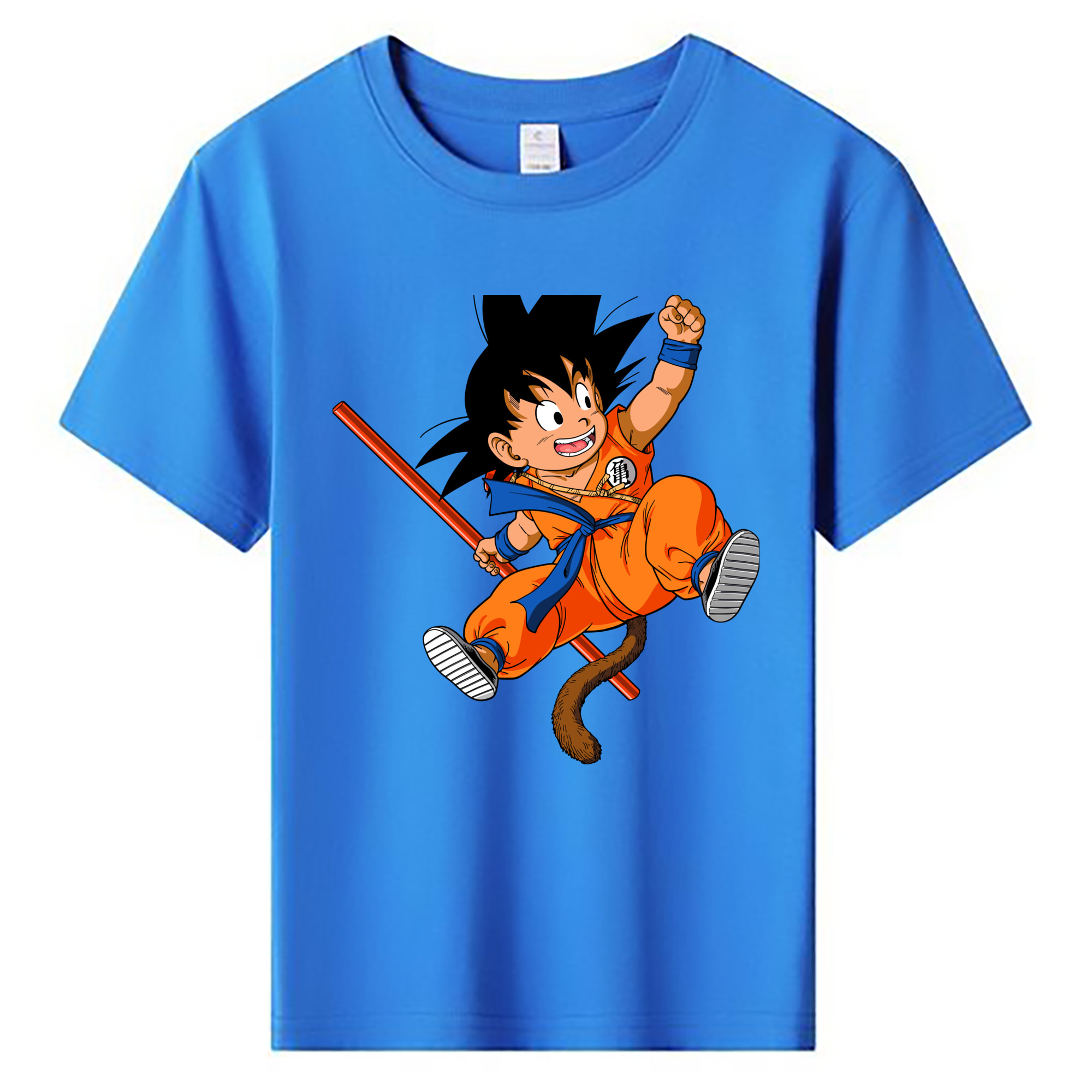 （画像用） ドラゴンボール 孫悟空（そん ごくう）Son Goku カカロット DRAGON BALL Kakarotto 綿100％キッズTシャツ（フロントプリント）